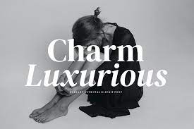 Пример шрифта Charm Luxurious Italic